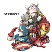 アベンジャーズ ニコニコ静画 イラスト