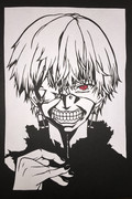 白カネキ ニコニコ静画 イラスト