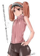 「20分以内に7RTされたら、豊乳たてセタ姿の龍驤を描こうと努力します」なやつ。