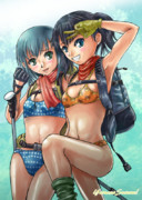 【ヤマノススメ】水着で登山【あおいとひなた】