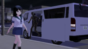 【MMD】夜道の一人歩きは…