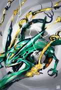 メガレックウザ ニコニコ静画 イラスト