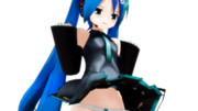 MMDでスカートボーンを全部動かしてめくったときのLatミクさん