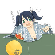 蒼龍ちゃんと卓球