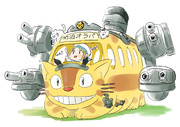 ねこバス ニコニコ静画 イラスト