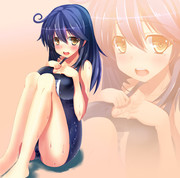 『くちくかん』の潮にスク水着てもらった