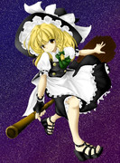 魔理沙さん塗らせていただいた