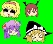 クッソー＊(初夏)顔集(色つき)