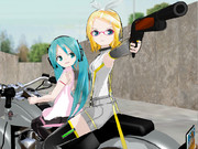 【MMD】ミク・コナー ＆ R-800
