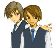 生徒会長と副会長