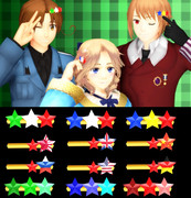 【APヘタリアMMD】星ヘアピン配布【MMDアクセサリ配布】