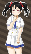 ごちうさの中学制服のにこにー