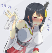 扶桑姉様の窓ふき