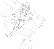 アサギ召喚？ (下絵)