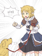 パルスィ、犬の躾をする