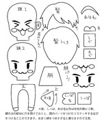 「ユヅルー」型紙