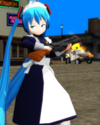 【配布】China Lake Grenade Launcher【第三回ガンアクションinMMD】