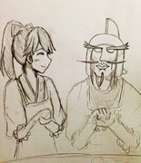 お艦とオカン。