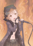 後ろで炎がめっちゃ吹き上がってるミュージッククリップ的な