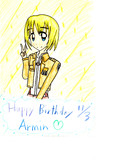 アルミンお誕生日おめでとう！