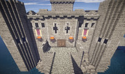 [Minecraft] FF4 バロン城 建築途中