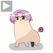 【GIFアニメ】あるくめっっっっちゃ可愛いさとりん