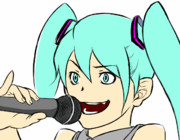 初音ミク描いてみｔ