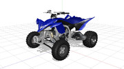 【MMD用】YFZ450R ver2【クワッド】