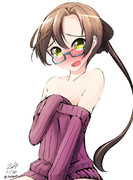 たてセタ眼鏡秋雲