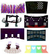 ステージつめつめ８種【MMDステージ配布】