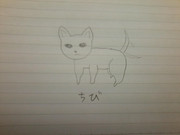 おかんにばーちゃん家の犬を描いてと頼まれたので