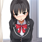 にらみ ニコニコ静画 イラスト