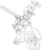 ソロモンよ！ 私は帰ってきたぁ！！！！ 線画