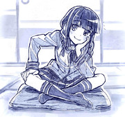 胡坐 ニコニコ静画 イラスト