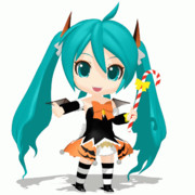 【MMD】ねんどミクさん（ハロウィン）ver.1.00
