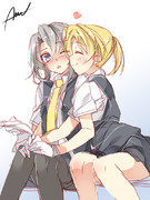 舞風、ごめん、今執務中だから……もぅ