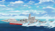 超巨大ドリル戦艦アラハバキ接近!!