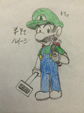 ルイージを半袖にしてみた