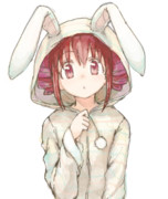 ウサ耳パーカー ニコニコ静画 イラスト