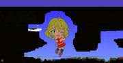 テラリアでのドット絵(ささみさん)