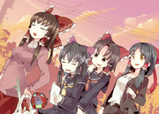 仲良く帰宅するRIM一家