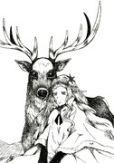 鹿と妖精