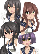 アニメ風阿賀野型