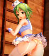 梯子上るのが怖いと言うので