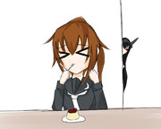 ぷりんがまんした