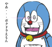 未来の世界のネコ型ロボット