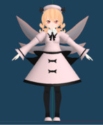 東方MMD  ルナチャイルド改作業②