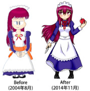 10年前のメイドさんと今のメイドさん