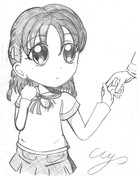 みのりちゃんとお姉さん