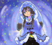 かまくらの中でプレゼント